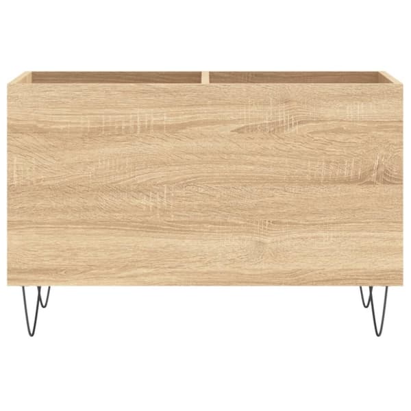 vidaXL Hifi-benk sonoma eik 74,5x38x48 cm konstruert tre