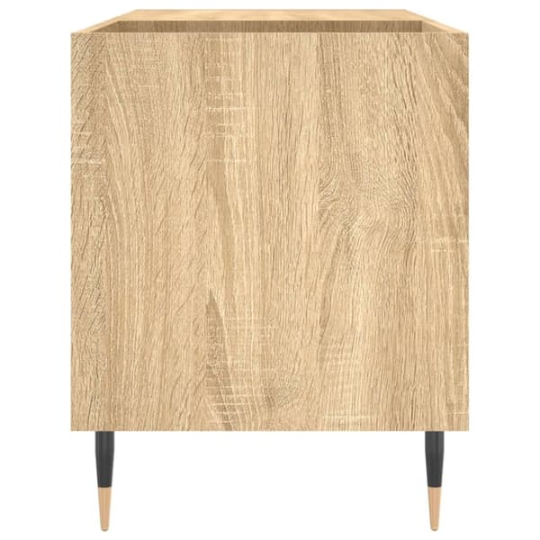 vidaXL Stereobänk sonoma-ek 85x38x48 cm konstruerat trä