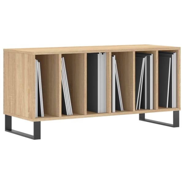 vidaXL vinylskab 100x38x48 cm konstrueret træ sonoma-eg