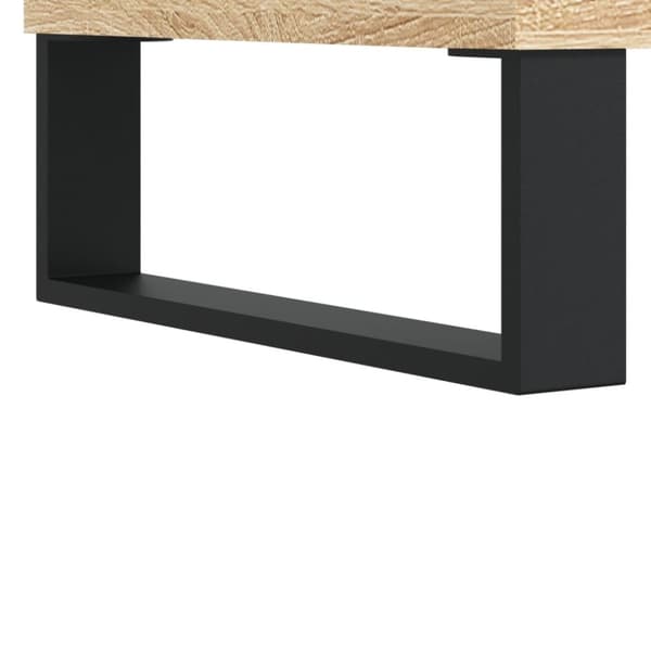 vidaXL vinylskab 100x38x48 cm konstrueret træ sonoma-eg