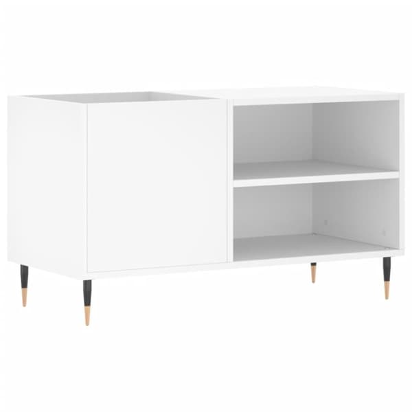 vidaXL vinylskab 85x38x48 cm konstrueret træ hvid