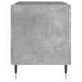 Miniatyrbilde 5 av 9: vidaXL Hifi-benk betonggrå 74,5x38x48 cm konstruert tre