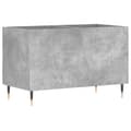 Miniatyrbilde 1 av 9: vidaXL Hifi-benk betonggrå 74,5x38x48 cm konstruert tre