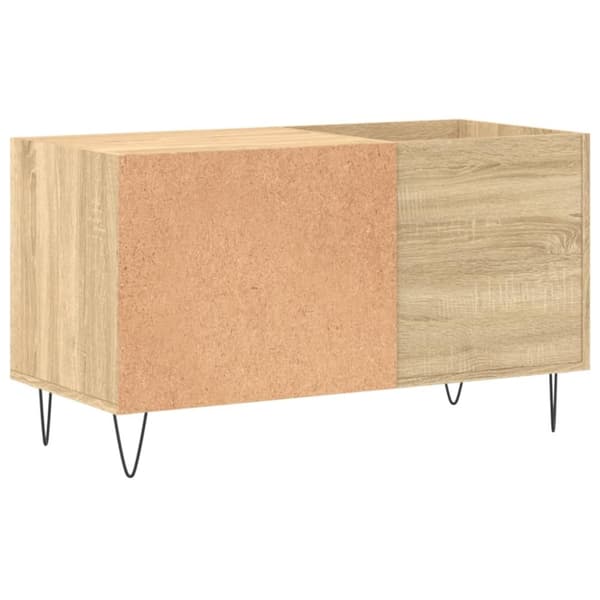 vidaXL Hifi-benk sonoma eik 85x38x48 cm konstruert tre