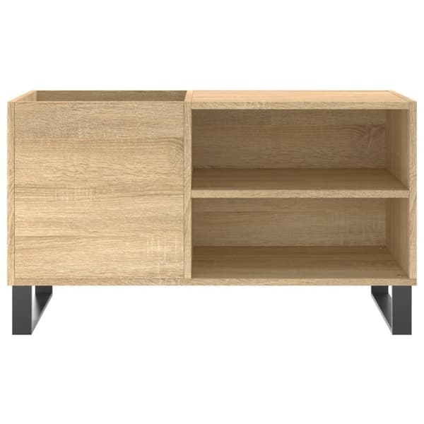 vidaXL Stereobänk sonoma-ek 85x38x48 cm konstruerat trä