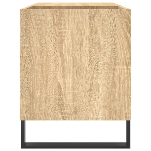 vidaXL Stereobänk sonoma-ek 85x38x48 cm konstruerat trä