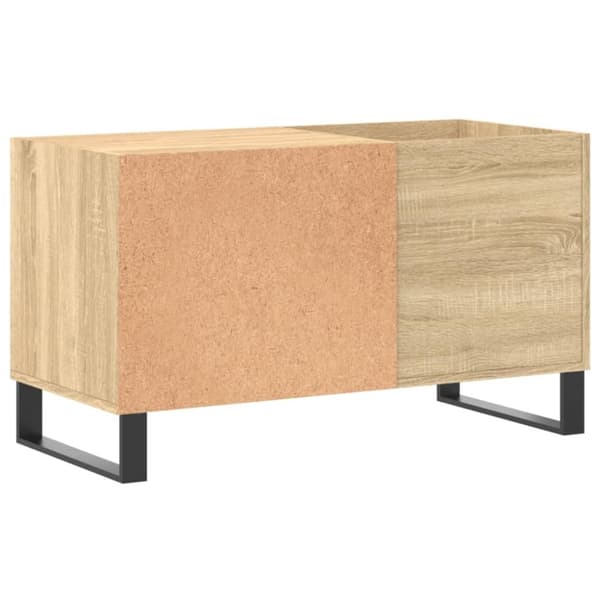 vidaXL Stereobänk sonoma-ek 85x38x48 cm konstruerat trä