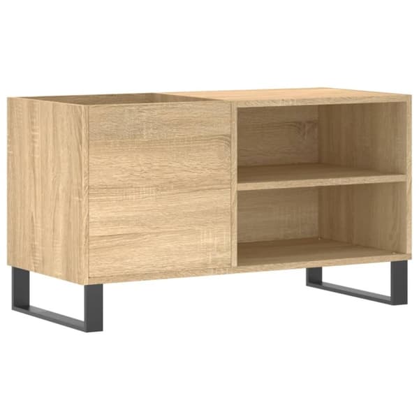 vidaXL Stereobänk sonoma-ek 85x38x48 cm konstruerat trä