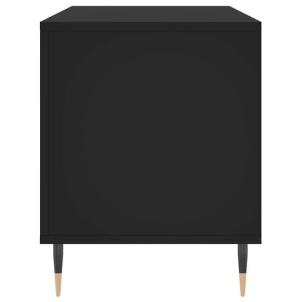 vidaXL Hifi-benk svart 100x38x48 cm konstruert tre