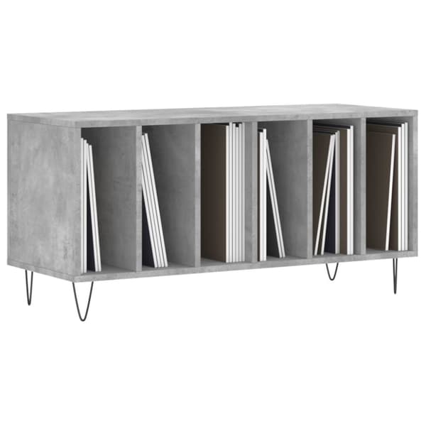 vidaXL vinylskab 100x38x48 cm konstrueret træ betongrå