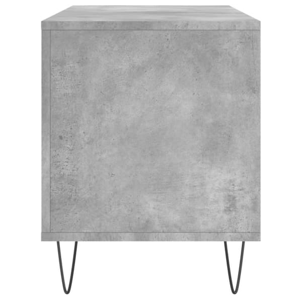 vidaXL vinylskab 100x38x48 cm konstrueret træ betongrå