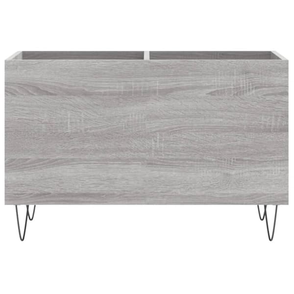 vidaXL Stereobänk grå sonoma 74,5x38x48 cm konstruerat trä