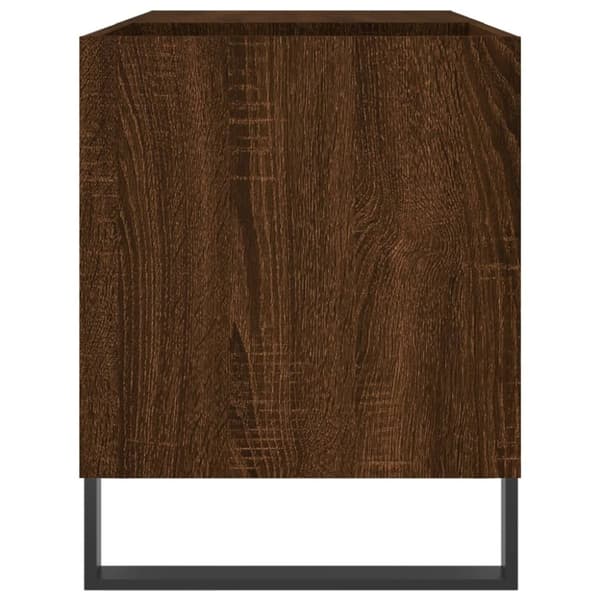 vidaXL vinylskab 85x38x48 cm konstrueret træ brun egetræsfarve