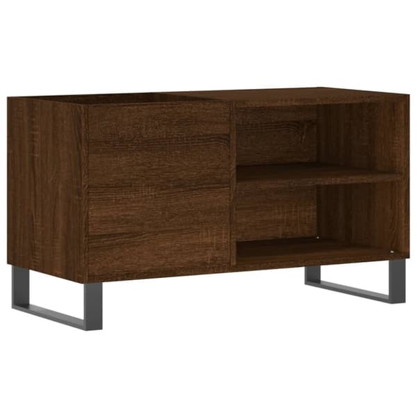 vidaXL vinylskab 85x38x48 cm konstrueret træ brun egetræsfarve