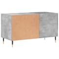 Miniatyrbilde 6 av 9: vidaXL Hifi-benk betonggrå 84,5x38x48 cm konstruert tre