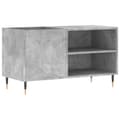Miniatyrbilde 1 av 9: vidaXL Hifi-benk betonggrå 84,5x38x48 cm konstruert tre