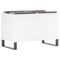 Miniatyrbilde 3 av 9: vidaXL Hifi-benk hvit 74,5x38x48 cm konstruert tre