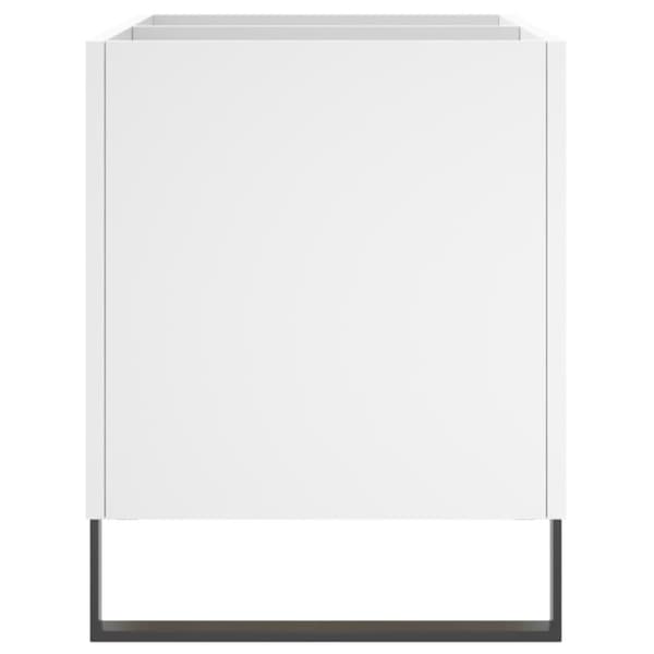 vidaXL Hifi-benk hvit 74,5x38x48 cm konstruert tre