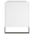 Miniatyrbilde 5 av 9: vidaXL Hifi-benk hvit 74,5x38x48 cm konstruert tre