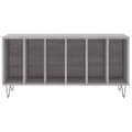 Pikkukuva 4 / 9: vidaXL LP-levyjen säilytyskaappi harmaa Sonoma 100x38x48 cm puu