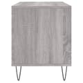 Pikkukuva 5 / 9: vidaXL LP-levyjen säilytyskaappi harmaa Sonoma 100x38x48 cm puu