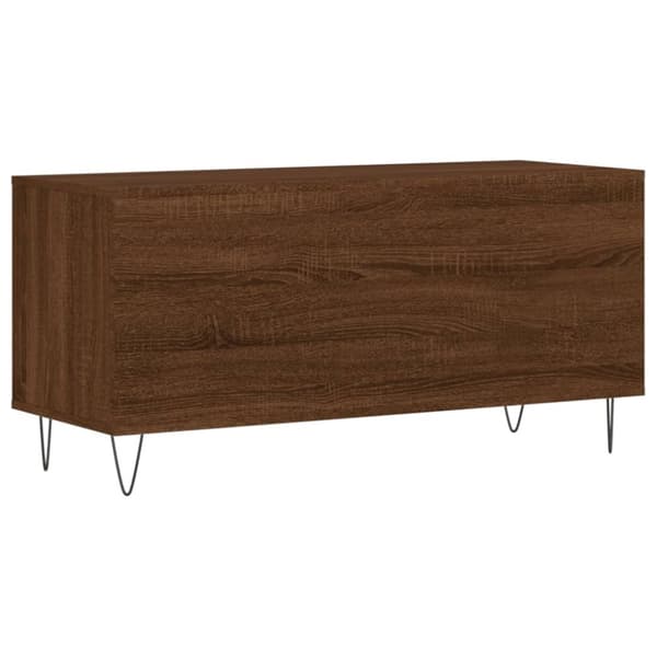 vidaXL vinylskab 100x38x48 cm konstrueret træ brun egetræsfarve