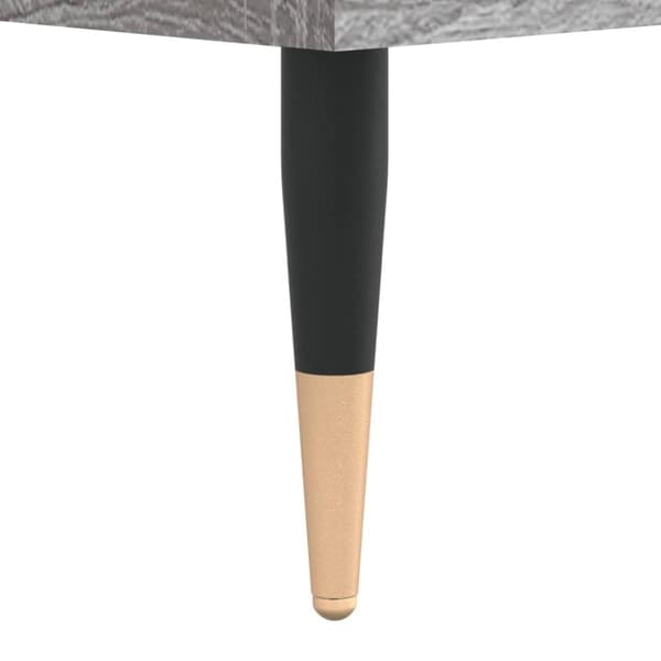 vidaXL LP-levyjen säilytyskaappi harmaa Sonoma 100x38x48 cm puu