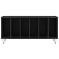 Miniatyrbilde 4 av 9: vidaXL Hifi-benk svart 100x38x48 cm konstruert tre