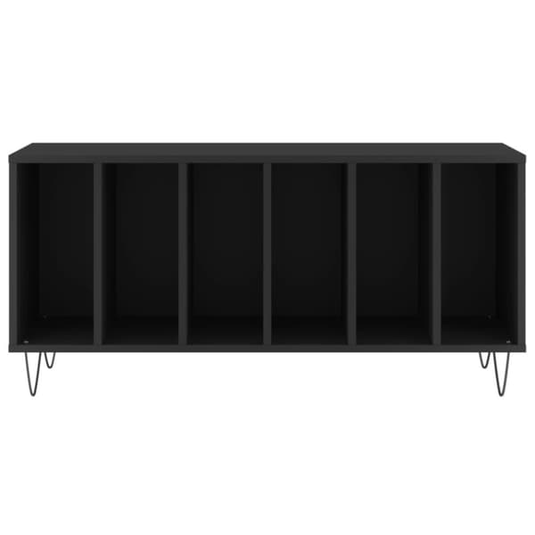 vidaXL Hifi-benk svart 100x38x48 cm konstruert tre
