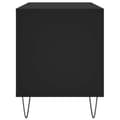 Miniatyrbilde 5 av 9: vidaXL Hifi-benk svart 100x38x48 cm konstruert tre