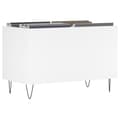 Miniatyrbilde 3 av 9: vidaXL Hifi-benk hvit 74,5x38x48 cm konstruert tre
