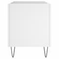 Miniatyrbilde 5 av 9: vidaXL Hifi-benk hvit 74,5x38x48 cm konstruert tre