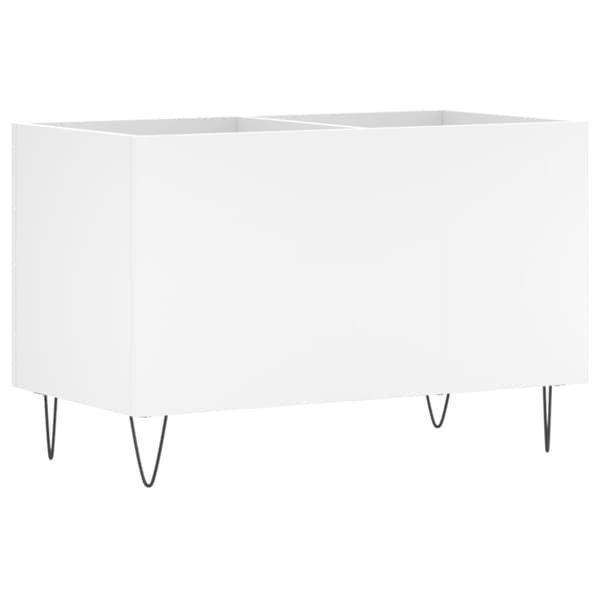 vidaXL Hifi-benk hvit 74,5x38x48 cm konstruert tre