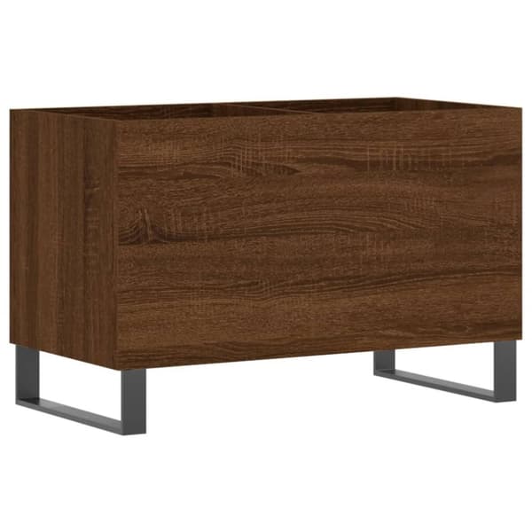 vidaXL vinylskab 74,5x38x48 cm konstrueret træ brun egetræsfarve