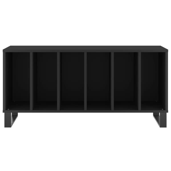 vidaXL vinylskab 100x38x48 cm konstrueret træ sort