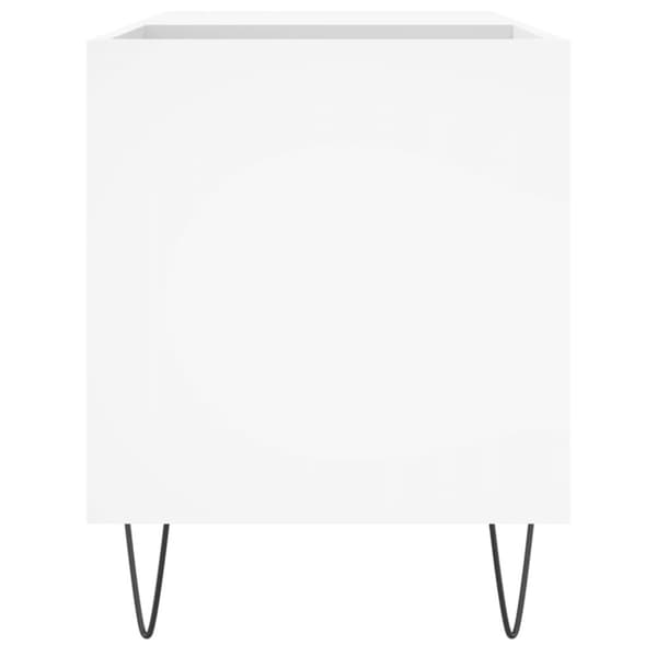 vidaXL vinylskab 85x38x48 cm konstrueret træ hvid