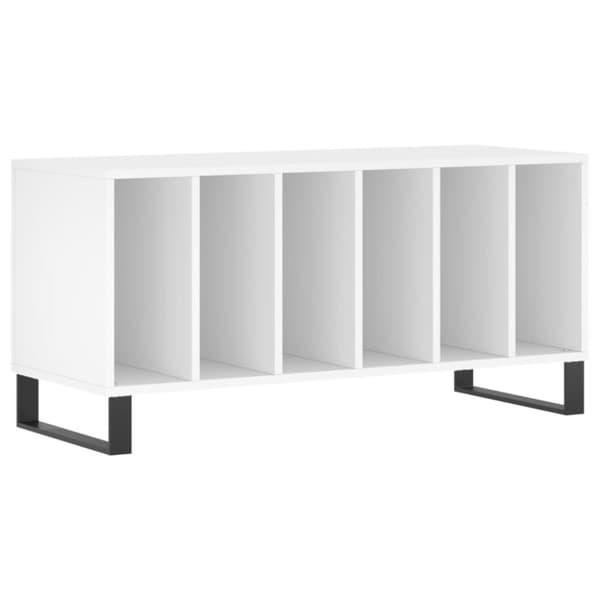 vidaXL vinylskab 100x38x48 cm konstrueret træ hvid