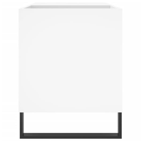 vidaXL vinylskab 85x38x48 cm konstrueret træ hvid