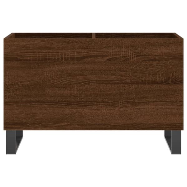 vidaXL Hifi-benk brun eik 74,5x38x48 cm konstruert tre