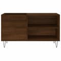 Miniatyrbilde 4 av 9: vidaXL Hifi-benk brun eik 85x38x48 cm konstruert tre