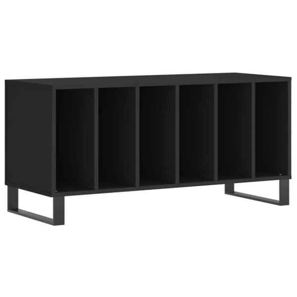 vidaXL Hifi-benk svart 100x38x48 cm konstruert tre