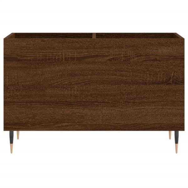 vidaXL Hifi-benk brun eik 74,5x38x48 cm konstruert tre