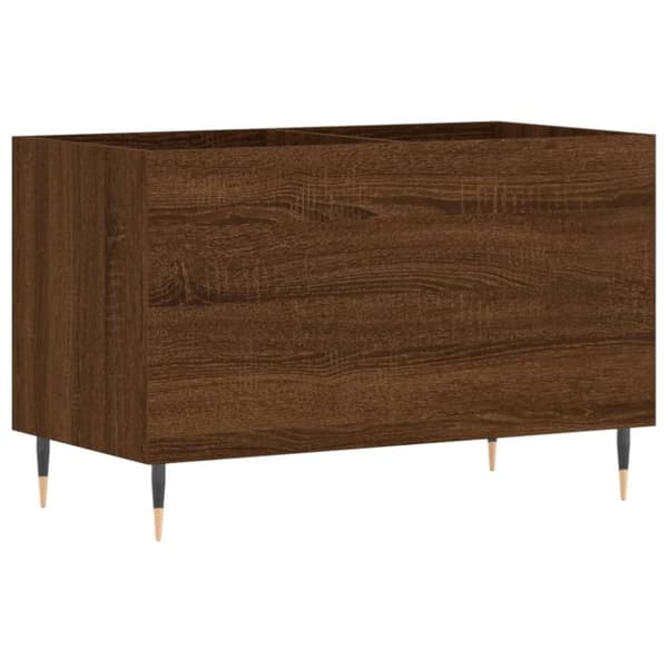 vidaXL Hifi-benk brun eik 74,5x38x48 cm konstruert tre