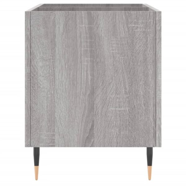 vidaXL Stereobänk grå sonoma 74,5x38x48 cm konstruerat trä