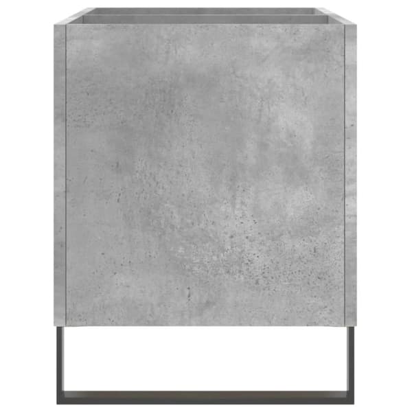 vidaXL Stereobänk betonggrå 74,5x38x48 cm konstruerat trä