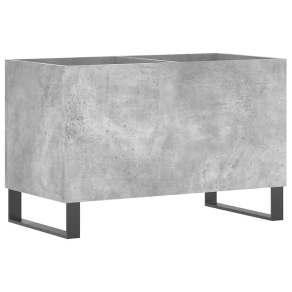 vidaXL Stereobänk betonggrå 74,5x38x48 cm konstruerat trä