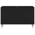 Miniatyrbilde 3 av 9: vidaXL Hifi-benk svart 74,5x38x48 cm konstruert tre