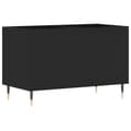 Miniatyrbilde 5 av 9: vidaXL Hifi-benk svart 74,5x38x48 cm konstruert tre