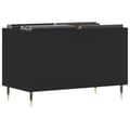 Miniatyrbilde 2 av 9: vidaXL Hifi-benk svart 74,5x38x48 cm konstruert tre