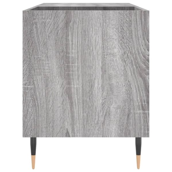 vidaXL Stereobänk grå sonoma 85x38x48 cm konstruerat trä